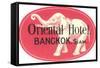 Oriental Hotel, Bangkok, Siam-null-Framed Stretched Canvas