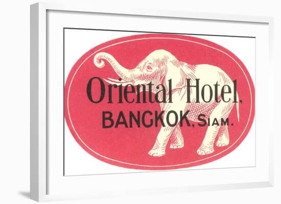 Oriental Hotel, Bangkok, Siam-null-Framed Art Print