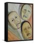 Oriental Masks-Carolyn Hubbard-Ford-Framed Stretched Canvas