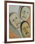 Oriental Masks-Carolyn Hubbard-Ford-Framed Giclee Print