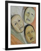 Oriental Masks-Carolyn Hubbard-Ford-Framed Giclee Print