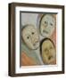 Oriental Masks-Carolyn Hubbard-Ford-Framed Giclee Print