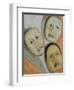 Oriental Masks-Carolyn Hubbard-Ford-Framed Giclee Print