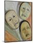 Oriental Masks-Carolyn Hubbard-Ford-Mounted Giclee Print