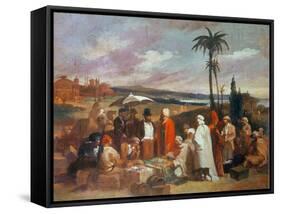 Oriental Merchants-Giacomo Casa-Framed Stretched Canvas