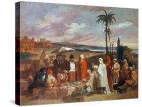 Oriental Merchants-Giacomo Casa-Stretched Canvas