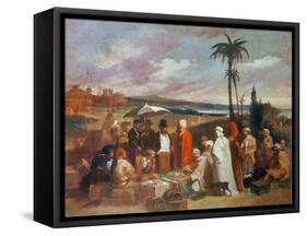 Oriental Merchants-Giacomo Casa-Framed Stretched Canvas