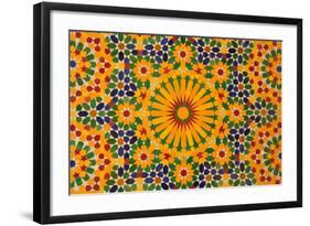 Oriental Mosaic Decoration-p.lange-Framed Art Print