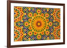 Oriental Mosaic Decoration-p.lange-Framed Art Print