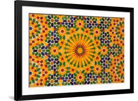 Oriental Mosaic Decoration-p.lange-Framed Art Print