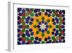 Oriental Mosaic Decoration-p.lange-Framed Art Print