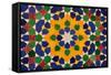 Oriental Mosaic Decoration-p.lange-Framed Stretched Canvas