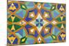 Oriental Mosaic In Casablanca-p.lange-Mounted Art Print