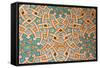 Oriental Mosaic in Muscat, Oman-p.lange-Framed Stretched Canvas