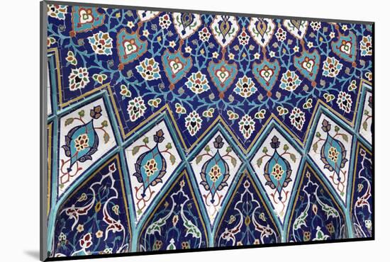Oriental Mosaic in Muscat, Oman-p.lange-Mounted Photographic Print