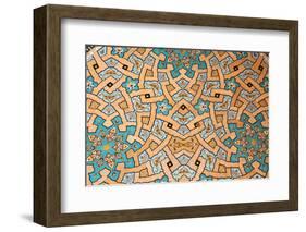 Oriental Mosaic in Muscat, Oman-p.lange-Framed Photographic Print