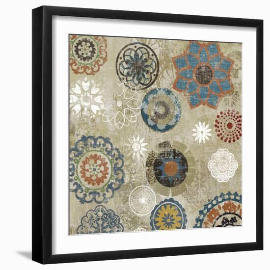 Oriental Pattern II-Tom Reeves-Framed Art Print