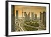 Oriental Pearl Tower and Lujiazui Skyline, Pudong, Shanghai, China-Jon Arnold-Framed Photographic Print