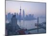 Oriental Pearl Tower and Pudong Highrises, Pudong District, Shanghai, China-Walter Bibikow-Mounted Photographic Print