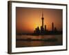 Oriental Pearl TV Tower and High Rises, Shanghai, China-Keren Su-Framed Photographic Print