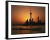 Oriental Pearl TV Tower and High Rises, Shanghai, China-Keren Su-Framed Photographic Print