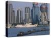 Oriental Pearl TV Tower and High Rises, Shanghai, China-Keren Su-Stretched Canvas