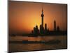 Oriental Pearl TV Tower and High Rises, Shanghai, China-Keren Su-Mounted Photographic Print