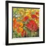 Oriental Poppy Field I-Carol Rowan-Framed Art Print
