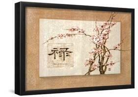 Oriental Prosperity Floral Art Print Poster-null-Framed Poster