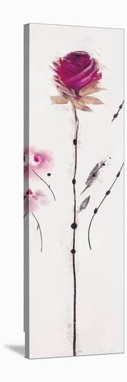 Oriental Rose III-Marilyn Robertson-Stretched Canvas