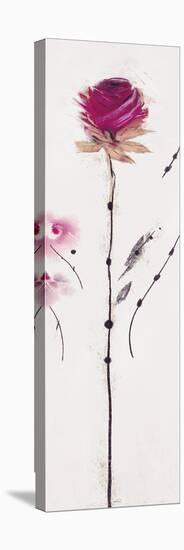 Oriental Rose III-Marilyn Robertson-Stretched Canvas