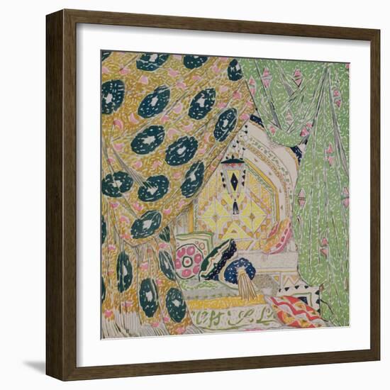 Oriental Scenery Design-Leon Bakst-Framed Giclee Print