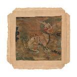 Tibetan Fragment, with Dragon-Oriental School -Premium Giclee Print