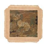 Tibetan Fragment, with Dragon-Oriental School -Premium Giclee Print