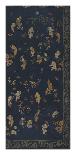 Silk Brocade, with 100 Children Design on Blue, Left-Oriental School -Premium Giclee Print