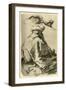 'Oriental Seated', c1740s, (1928)-Giovanni Battista Tiepolo-Framed Giclee Print