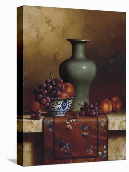 Oriental Still Life II-Loran Speck-Stretched Canvas