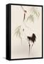 Oriental Style Painting, Red-Crowned Crane-ori-artiste-Framed Stretched Canvas