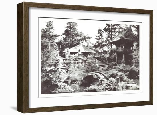 Oriental Tea Garden, San Francisco, California-null-Framed Art Print