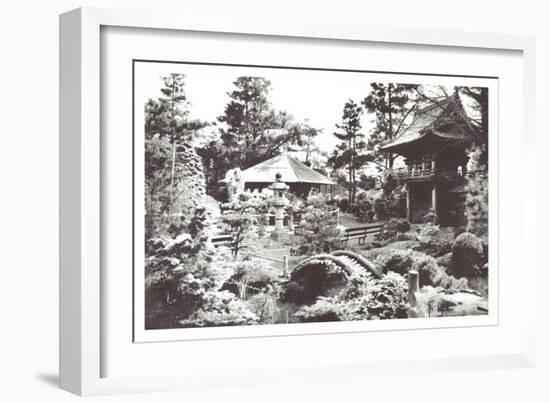 Oriental Tea Garden, San Francisco, California-null-Framed Art Print