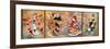 Oriental Triptych-Haruyo Morita-Framed Art Print