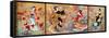 Oriental Triptych-Haruyo Morita-Framed Stretched Canvas