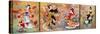 Oriental Triptych-Haruyo Morita-Stretched Canvas