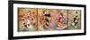 Oriental Triptych-Haruyo Morita-Framed Premium Giclee Print