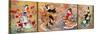 Oriental Triptych-Haruyo Morita-Mounted Premium Giclee Print