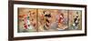 Oriental Triptych-Haruyo Morita-Framed Art Print