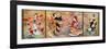 Oriental Triptych-Haruyo Morita-Framed Art Print