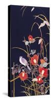 Oriental Wildflowers-Haruyo Morita-Stretched Canvas