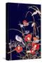 Oriental Wildflowers-Haruyo Morita-Stretched Canvas
