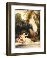 Oriental Woman-Louis Boulanger-Framed Giclee Print